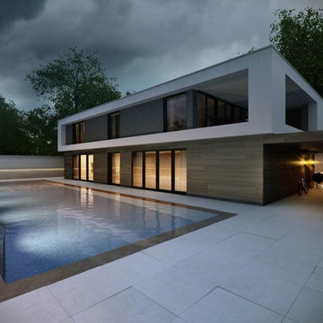 House with Pool. Exterior
