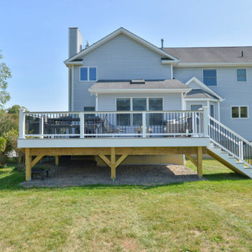 Raised Custom Deck with Hidden Storage