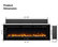 PuraFlame 60" Alice In, Wall Recessed Electric Fireplace, Touch Screen Control