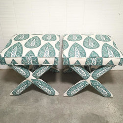 Custom X Benches - Footstools And Ottomans