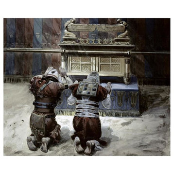 "Moses and Joshua In The Tabernacle" Print by James Tissot, 24"x20"
