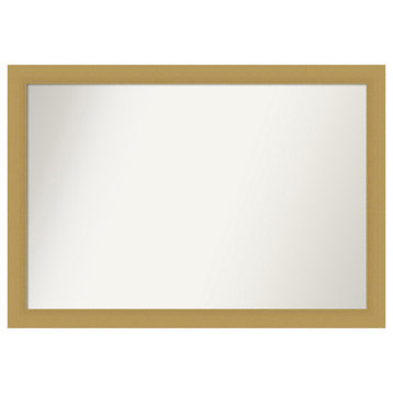 Grace Brushed Gold Non-Beveled Wall Mirror 39.5x27.5 in.