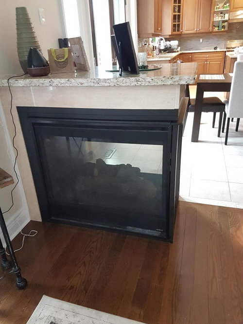 3 Sided Fireplace Dilema