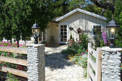 Inspiration for a transitional exterior home remodel in San Francisco
