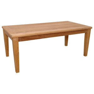 Salton Outdoor Acacia Wood Coffee Table - Midcentury - Outdoor Coffee  Tables - by GDFStudio | Houzz