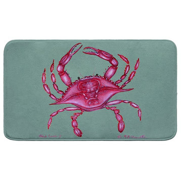 Pink Crab Bath Mat 18x30