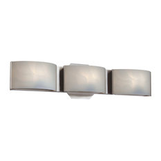 Eurofase Lighting BR-3DAK-2N Dakota 3 Light 20"W Bathroom Vanity - Satin Nickel