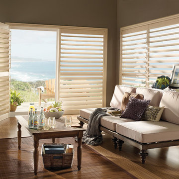Contemporary Sunroom Window Treatment