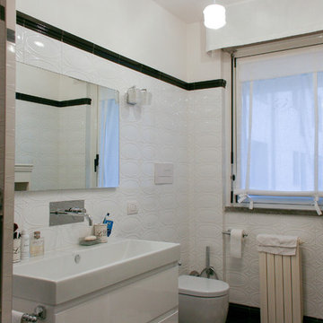 Bagno bianco e nero CM