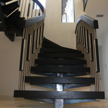 LED Balusters - Raw Metal Stringer