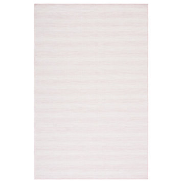 Safavieh Hampton Htn231U Striped Rug, Light Pink, 6'5"x6'5"