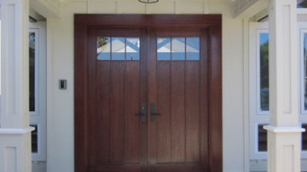 Koga Residence - Merbau Hardwood Entry Doors