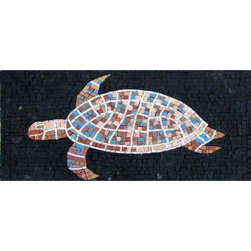 Turtle Stone Mosaic, 8"x16"