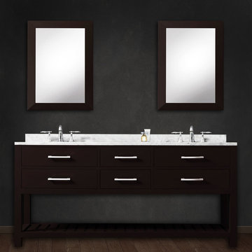 Madalyn 60" Espresso Bathroom Vanity