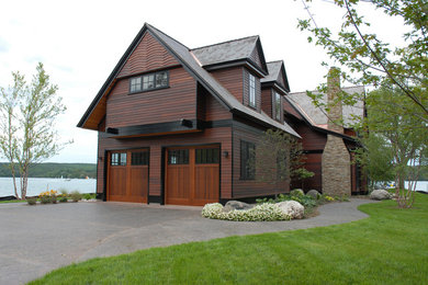 Inspiration for a coastal exterior home remodel in Other