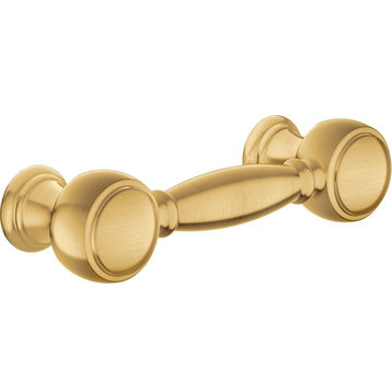 Moen YB8407 Weymouth 3 Inch Center to Center Handle Cabinet Pull - Brushed Gold