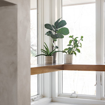 A Nature-Inspired Kitchen & Living Room with Natural Quarter-Sawn White Oak