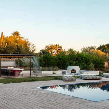 Paradise Pool and Outdoor Living Landscape on Paradise Valley