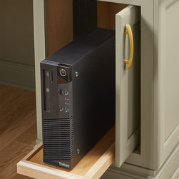 Wellborn Cabinet's Sliding Shelf Pullout with Pocket Door - Products