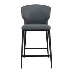 Moe's Home Collection - Delaney Gray Stool, Counter Height - Bar Stools and Counter Stools
