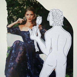 "Seduced Series" - drawings/collage - Fine Art Prints