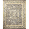 Traditional One-of-a-Kind Oriental Oushak Handmade Area Rug, Parchment, 12x15+