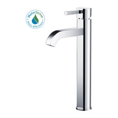 Ramus Single Handle 1-Hole Vessel Bathroom Faucet, Chrome