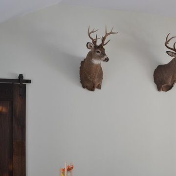 Family room - barn door open