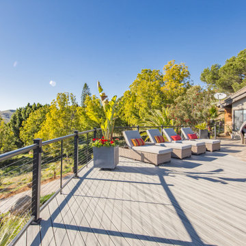 Trex Transcend Island Mist Pool Deck