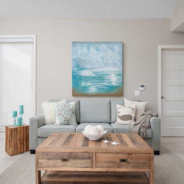 Beach Style Living Room