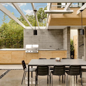 Contemporary pool house, Venice Beach