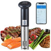 VEVOR Sous Vide Machine Cooker 1200W Timer Bluetooth Wi-Fi App Touch Control