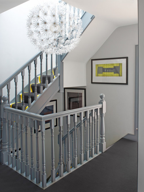 Painted Stair Railing | Houzz