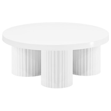 Rhodes Coffee Table / End Table, White, Coffee Table