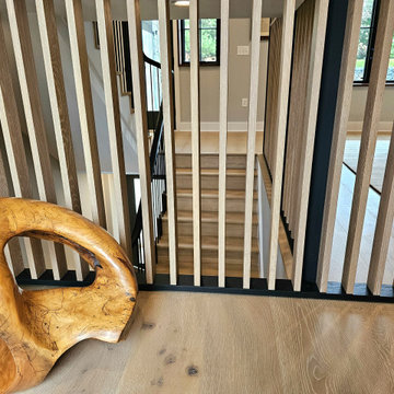 Project #115 | Staircase with Continuous Rail System Without Newels