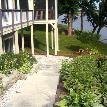 Elevated Screen Porch with Deck & Patio