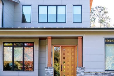 Minimalist exterior home photo in Raleigh