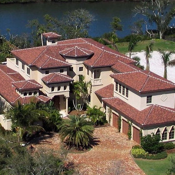 Sanctuary Bay overlooking Fullerton island and the Jupiter Inlet