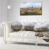 Bolivia Volcanoes Panoramic View Landscape Printed Throw Pillow, 12"x20"