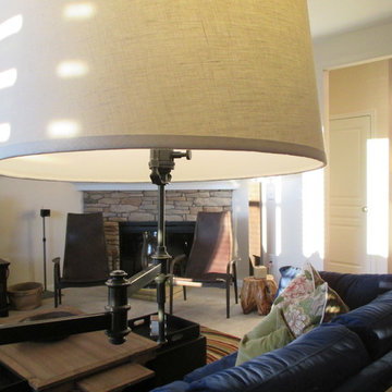 Color & Earthy Living Room
