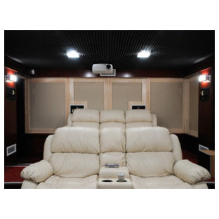 Example of a classic home theater design in Newark