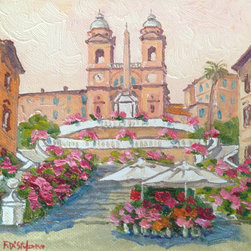 Spanish Steps by Francesca DiStefano - Paintings