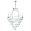 Crystorama Lucille 8-Light Chandelier LUC-A9068-SA, Antique Silver