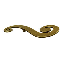 MUSIC NOTE HANDLE. ANTIQUE BRONZE - Cabinet And Drawer Handle Pulls