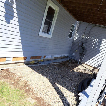 Current Canton water damaged main floor and Bathroom renovation
