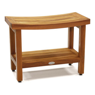 Houzz teak shower bench hot sale