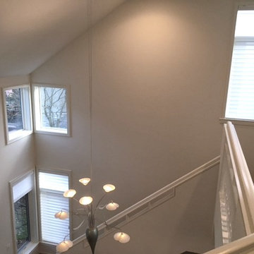 Before Picture of Mondrian Mural