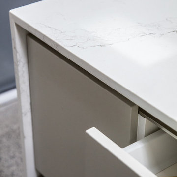Durostyle Lyell drawer fronts in Irish Creme