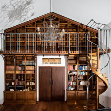 bibliothèque monumentale réalisé par julien lachaud