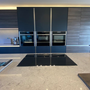 Matt Indigo Blue Kitchen